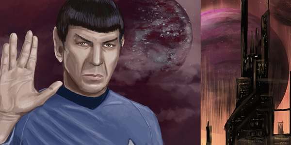 Mr Spock and distant planet